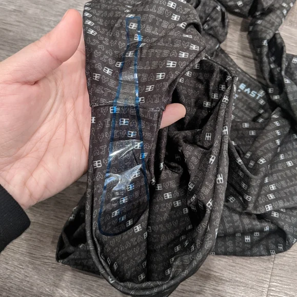 Baja East NWOT Olive Logo Halter One Piece Swimsuit - Picture 7 of 10